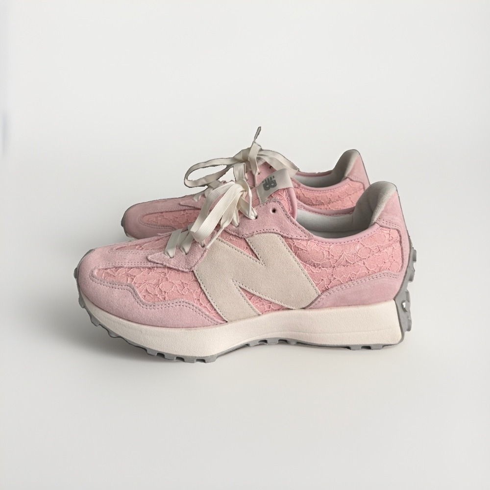 New Balance 327 Lace Pack Rose Sugar Women's 10.5 Pink WS327LCA New No Insoles